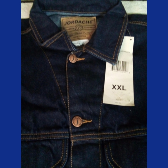 JORDACHE MENS XXL NWT JEAN JACKET - Picture 2 of 3